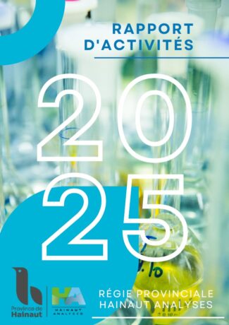 Rapport d&rsquo;activités 2025 de Hainaut Analyses